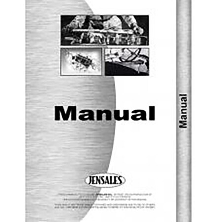Operator's Manual Fits Ford S-41 Row Crop Cultivator, Front Mounted